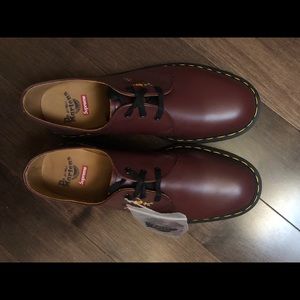 Supreme x Doctor Martens loafers - burgundy